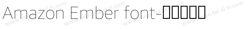 Amazon Ember font字体转换